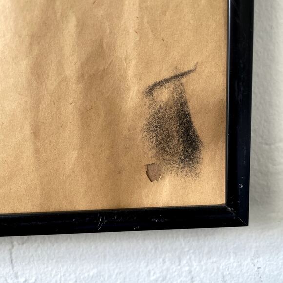 Vintage Original Nude Woman Charcoal Drawing 1969 - Picture 7 of 11